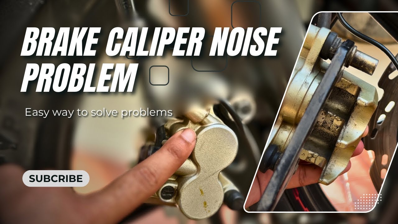 How to solve break caliper noise problem #motocycle #maintenance #brakecaliper