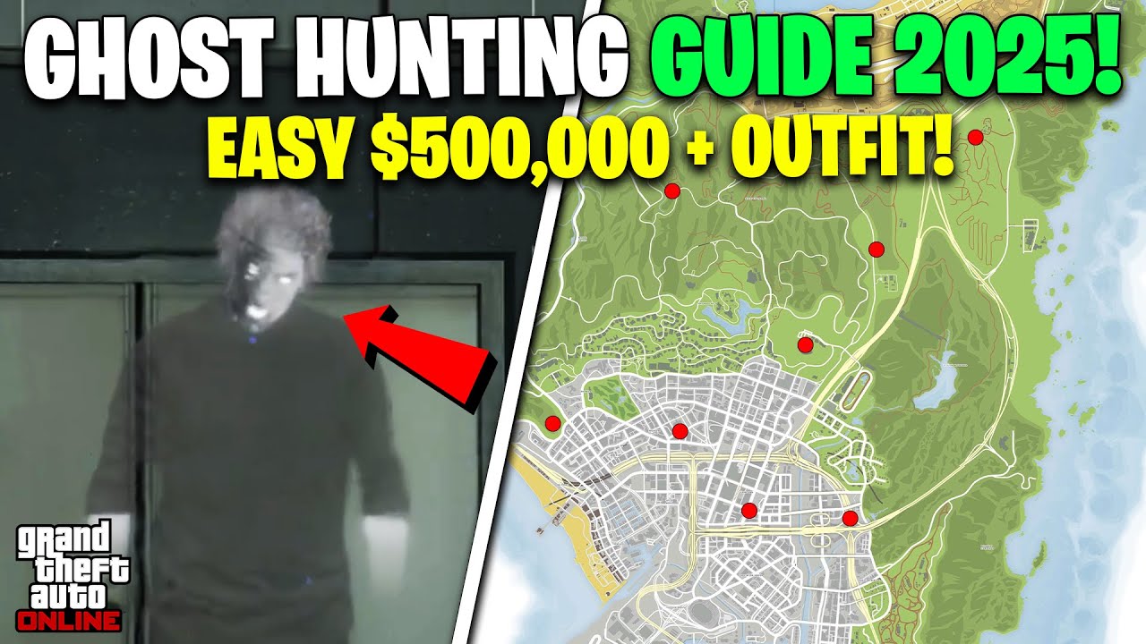 All 10 Ghost Locations! EASY $500,000 - GTA Online Halloween Treasure Hunt Guide
