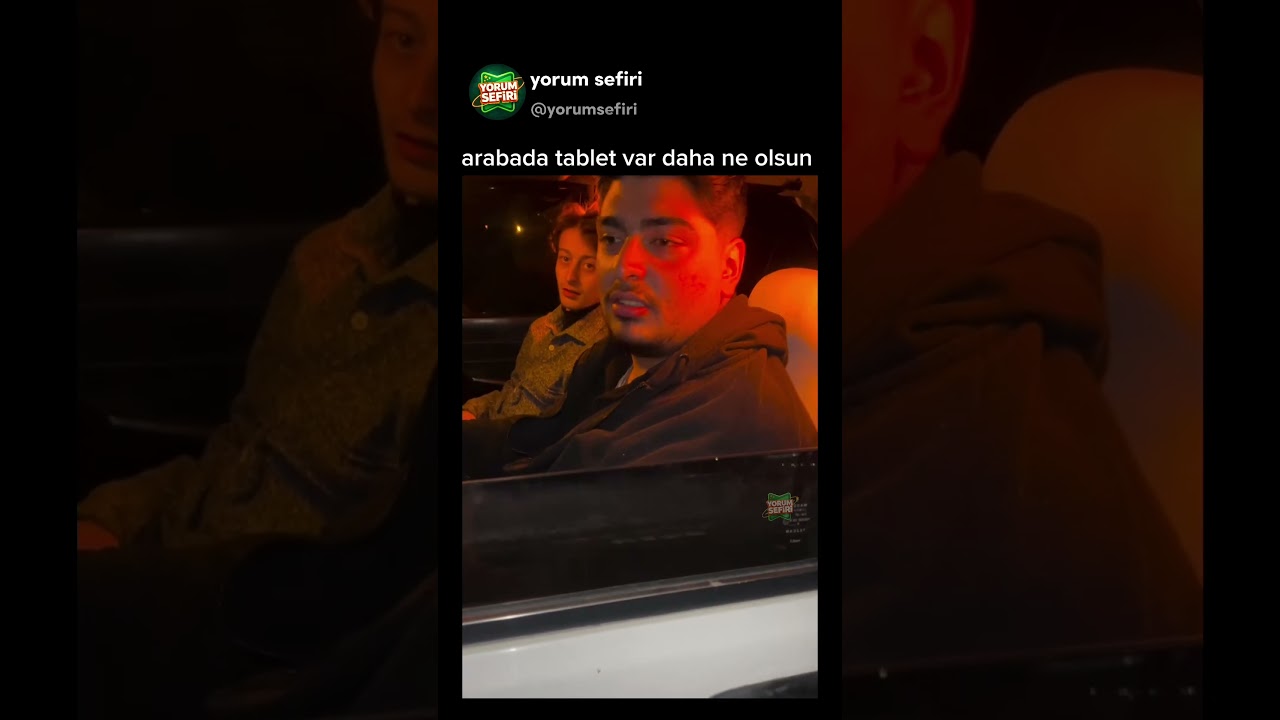 araba bile üzüldü sonda😅