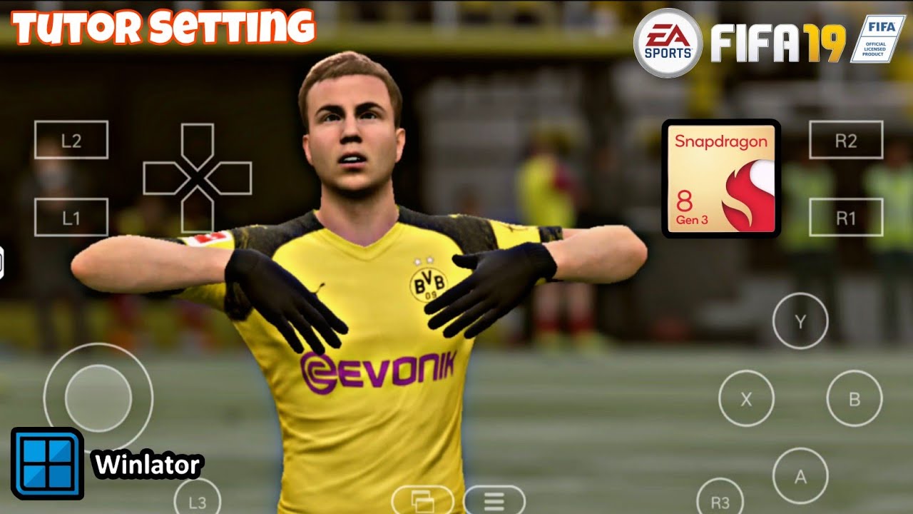 Setting FIFA 19 PC Winlator Android Lenovo Tab Y700 Legion Snapdragon 8 Gen 3 | Winlator v10 Hotfix 