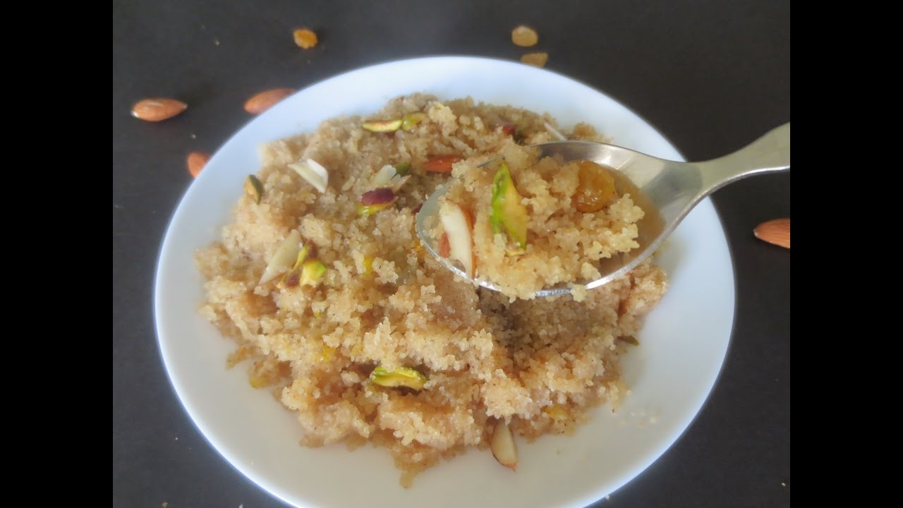Sooji ka Halwa (tips for grainy texture and less ghee)/Navratra special|Poonam's Kitchen