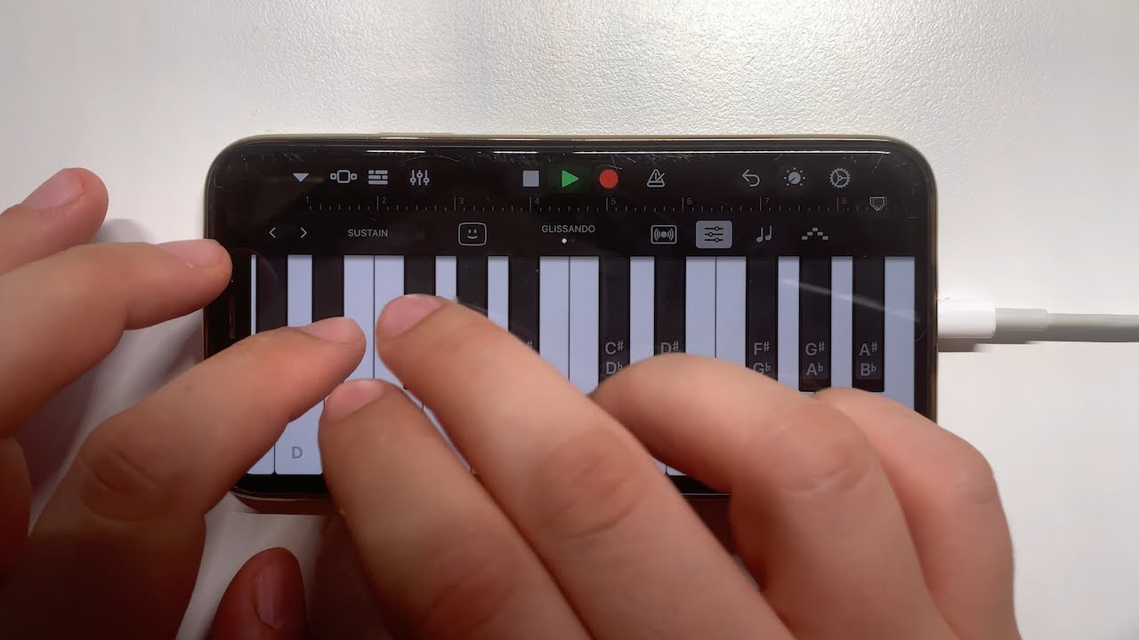 Jerusalema on iPhone (GarageBand)