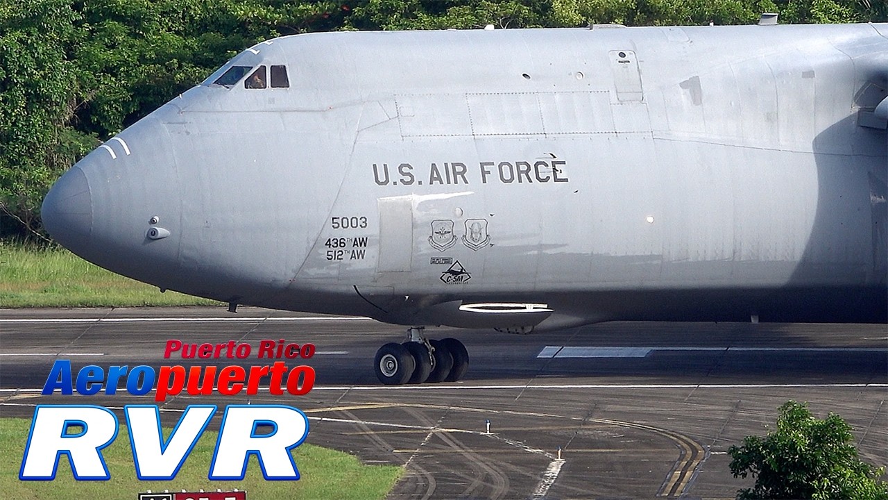 EXTREME CLOSE UP! C-5M Super Galaxy & AC-130 Ghostrider Action in Ceiba