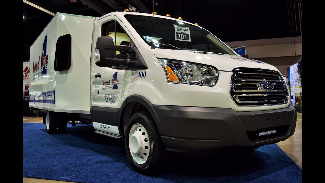 Steve McNeal's six-skid box/sleeper-outfitted 2017 Ford Transit cutaway expediter