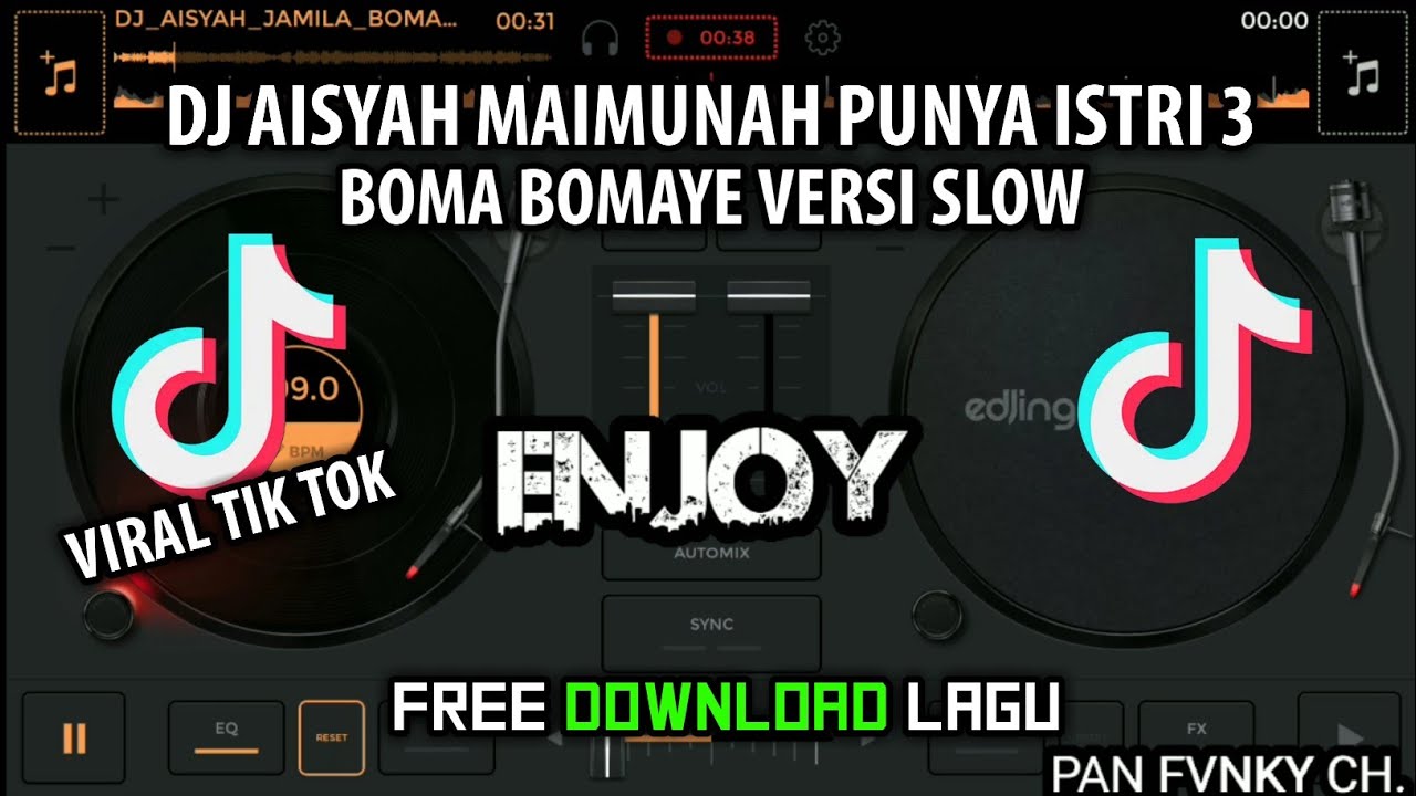 DJ AISYAH MAIMUNAH PUNYA ISTRI 3 FULL REMIX VERSI SLOW ( EDJING MIX ) || 2021 ( PAN FVNKY CH. )