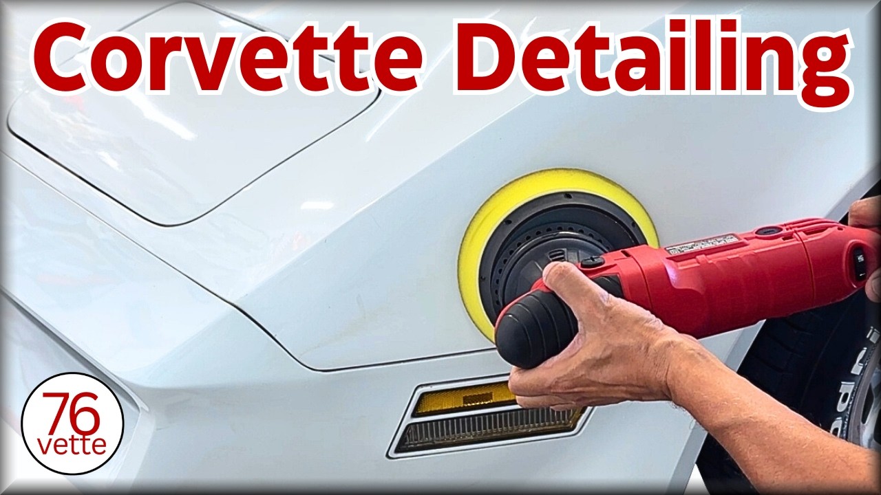 DETAILING my Corvette for 7 HOURS