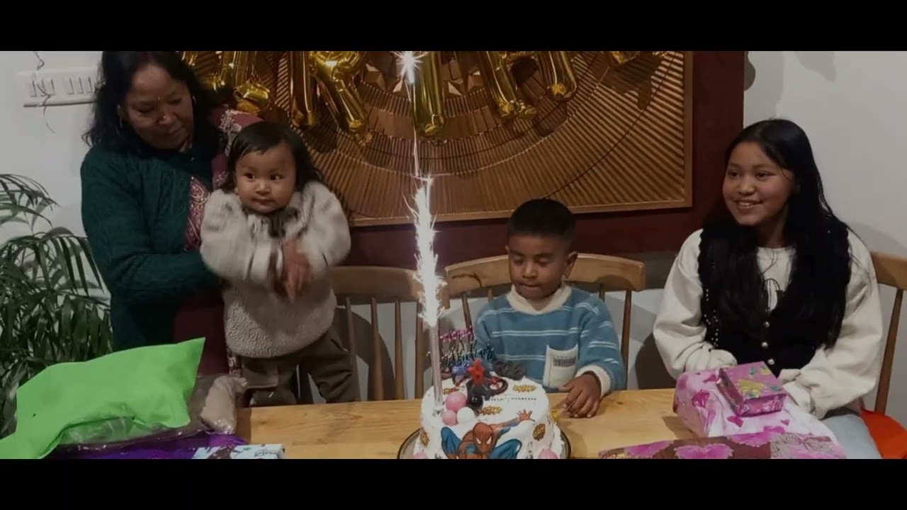 Simon’s 4th birthday celebration with family (Pedan punhi) 