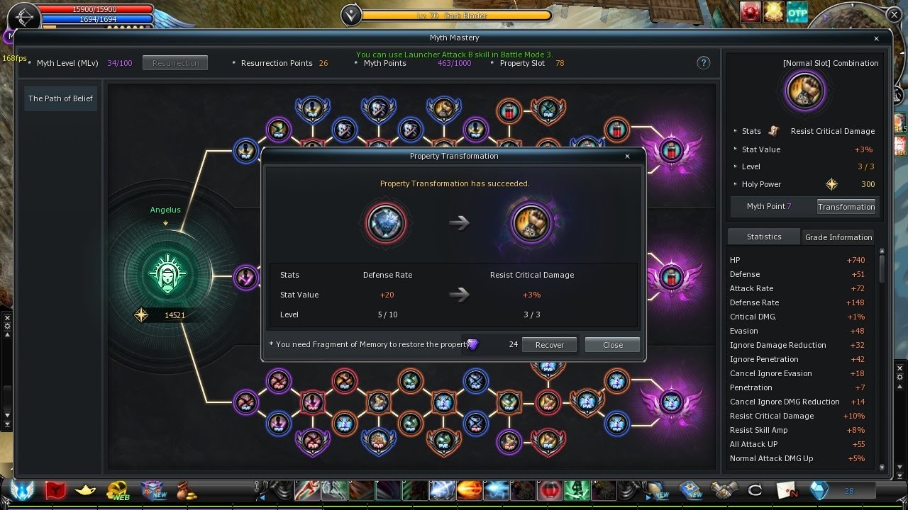 Cabal Online NA - unknowwi (FA) - Up 600 myth points - SaintJacques gayson pk Cowb