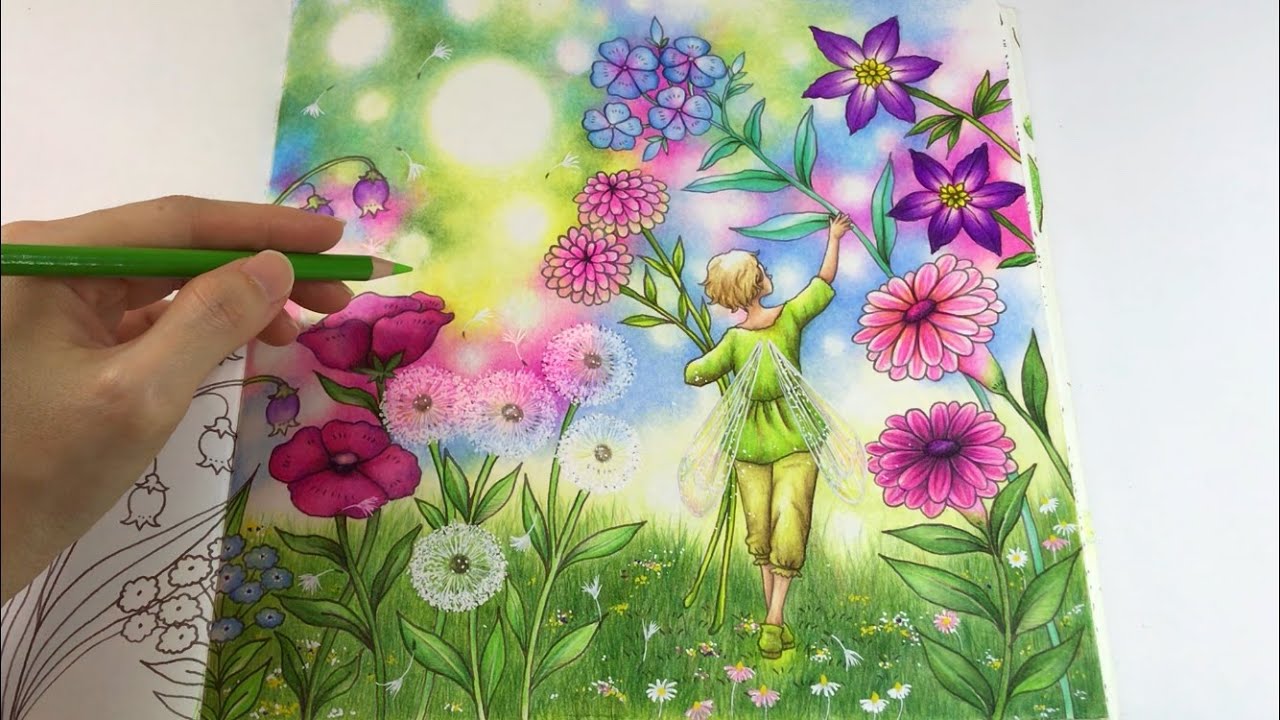 FLOWER FAIRY: BOKEH AND GRASS DRAWING | Romantic Country The Third Tale