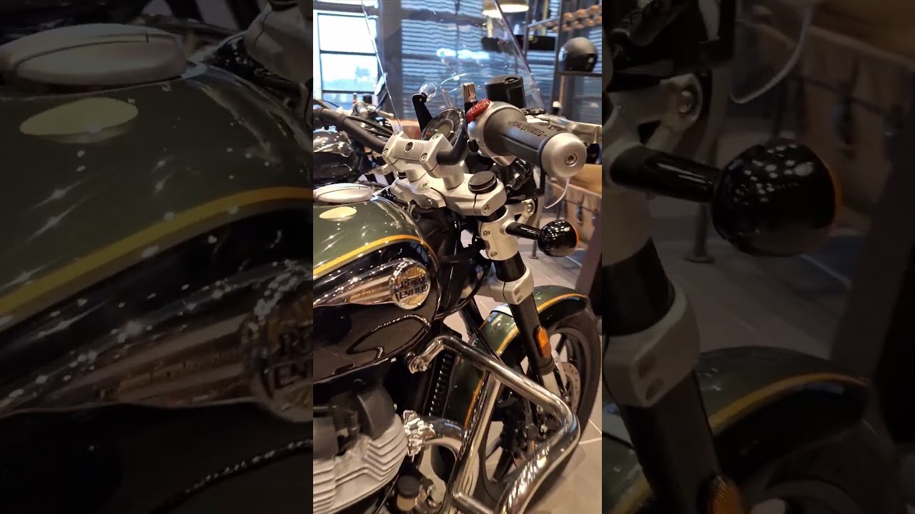 Royal Enfield Super Meteor 650 Touring Panniers #royalenfield #supermeteor650 #shorts #viral #bike
