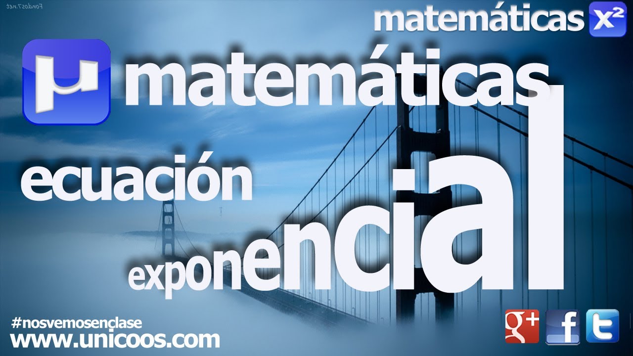 Ecuacion exponencial SECUNDARIA (4&ordm;ESO) matematicas