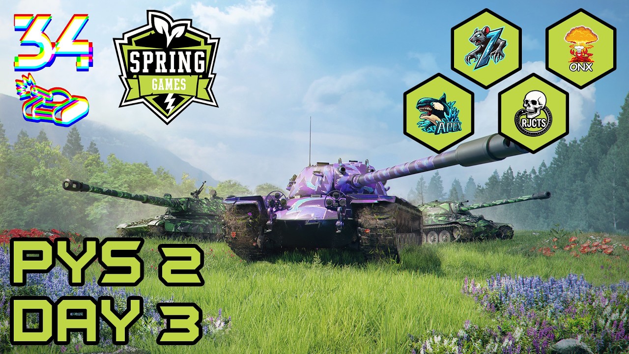 Spring Games NA Qualifiers - PYS #2, Day 3 || World of Tanks Blitz Spring 2026