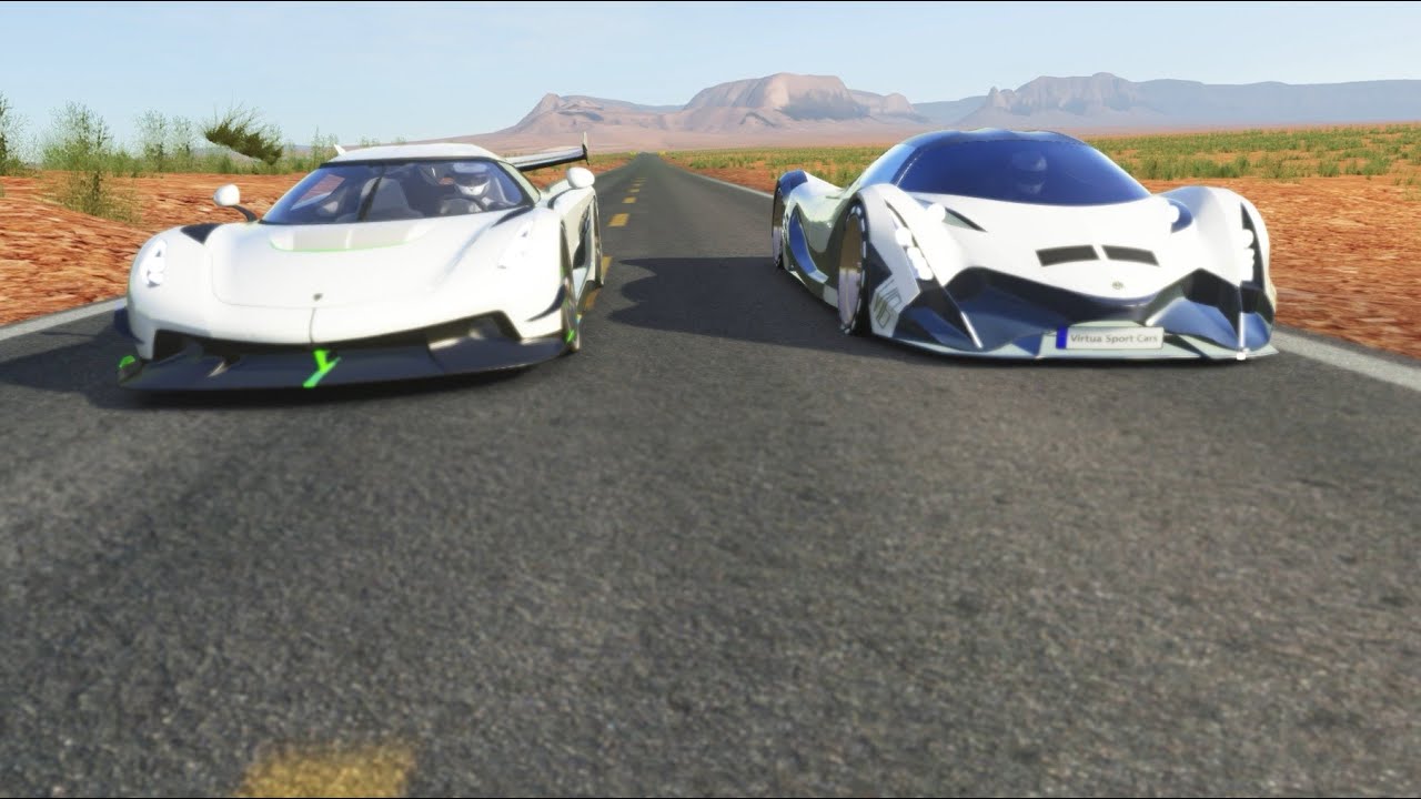 Devel Sixteen vs Koenigsegg Jesko at Monument Valley