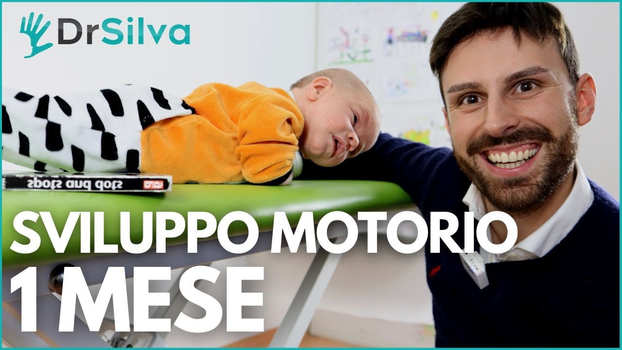 SVILUPPO MOTORIO e PSICOMOTORIO di un NEONATO di 1 MESE - TUMMY TIME e ALTRE ATTIVITÀ