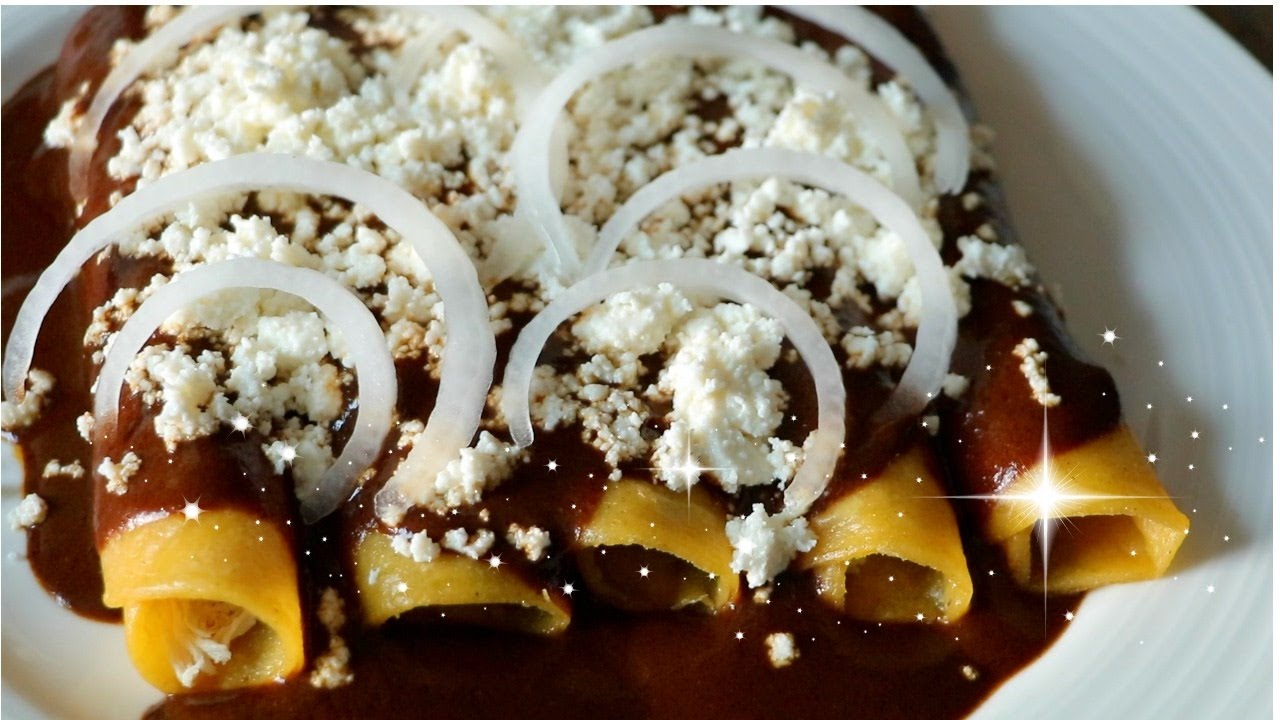 ENCHILADAS DE MOLE/COMO HACER ENMOLADAS