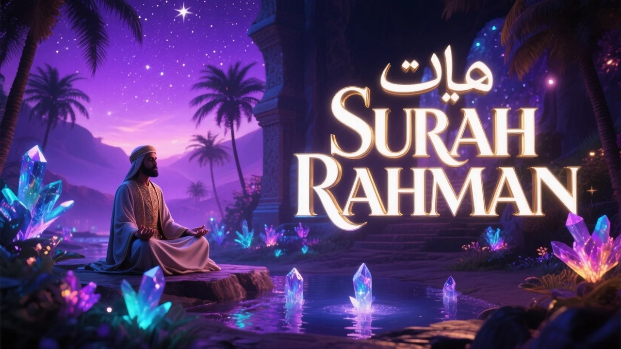Surah Ar Rahman سورة الرحمن | قرآن كريم للاسترخاء قبل النوم | #lofiquran