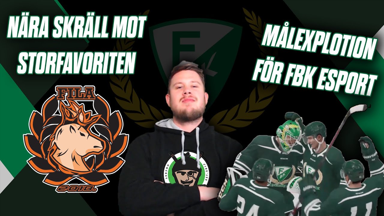 SÅ NÄRA SKRÄLL MOT STORFAVORITEN | FBK BLICKAR MOT SLUTSPEL NHL 21 svenska