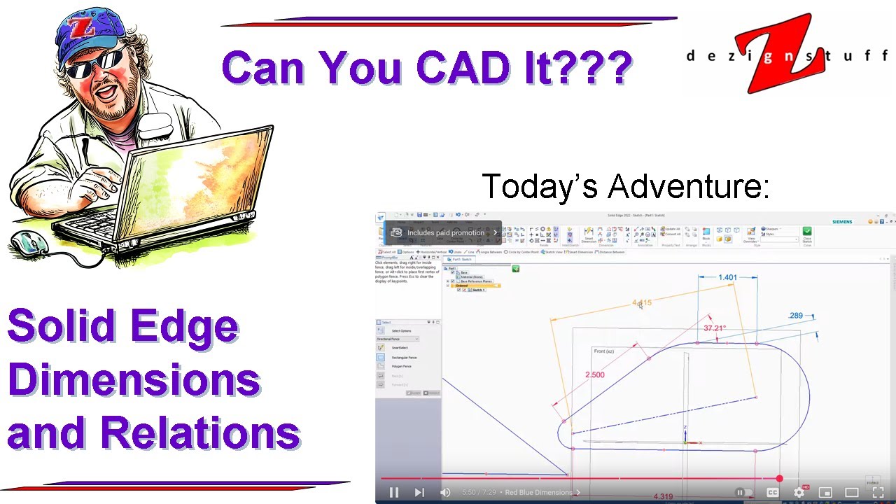 Solid Edge Dimensions and Relations