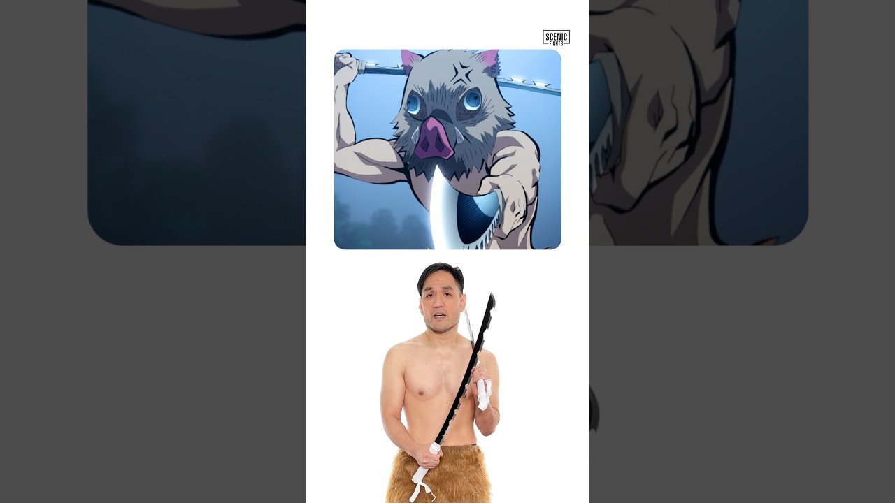 How Legit are Inosuke&rsquo;s Nichirin Swords? #demonslayer #anime #martialarts