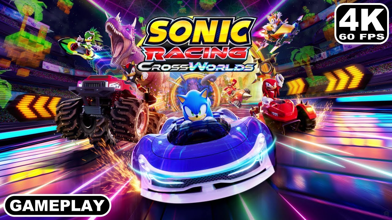 Sonic Racing: CrossWorlds (PS5 Gameplay / Network Test / No Commentary / 4K 60fps)