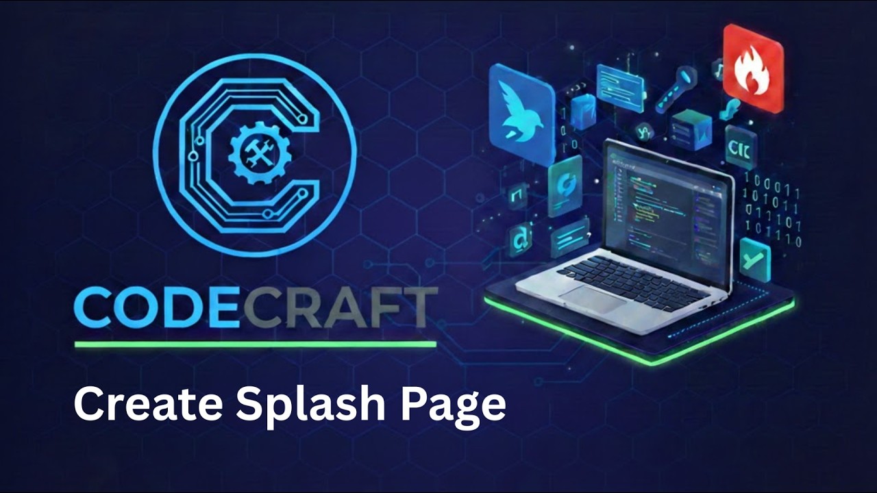 Create Splash Page in Flutter Firebase Chat App | Splash Screen Tutorial | CodeCraft (part 11)