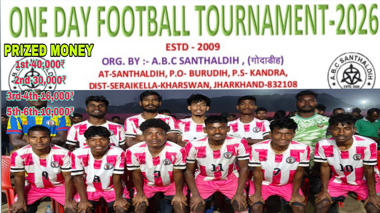SANTHALDIH GODADIH ONEDAY FOOTBALL TOURNAMENT 2026// M. M. C SHANKARPUR, D. K. M. C BALIDIH