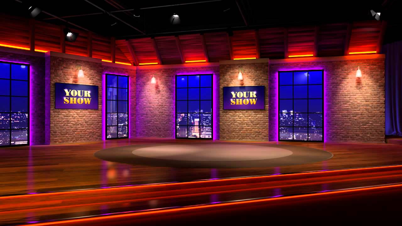 Virtual Talk Show Studio Set (virtualstudiosets.com)