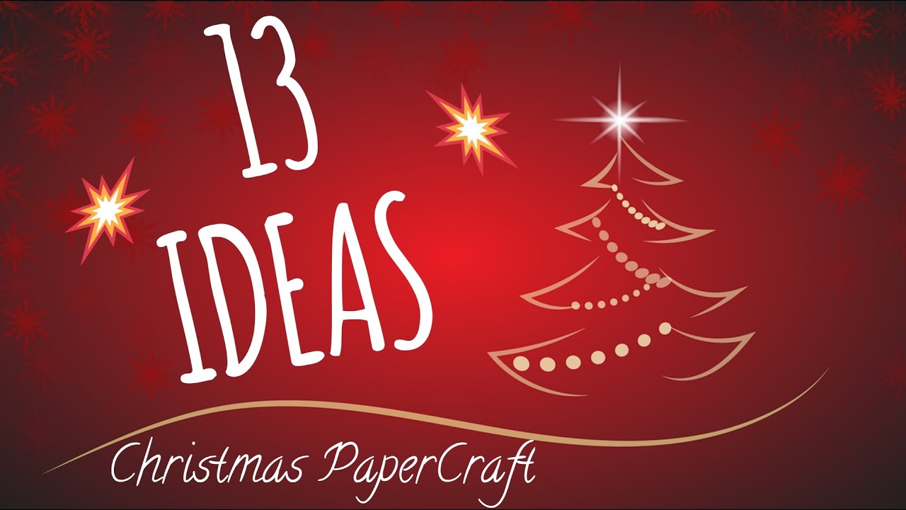 🔥13 IDEAS🔥 Christmas Paper Craft | How to make Beautiful Origami Christmas Decorations 