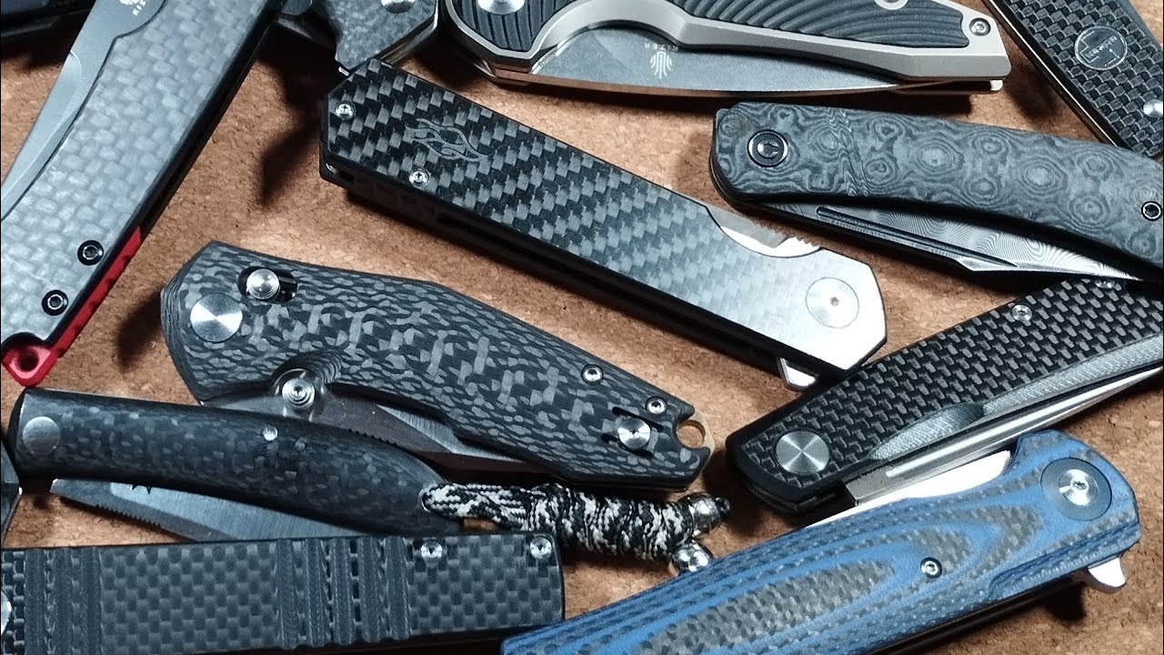Karbonfaser als Griffmaterial/Was ist Carbonfiber und wie stellt man es her?/von Budget bis teuer..