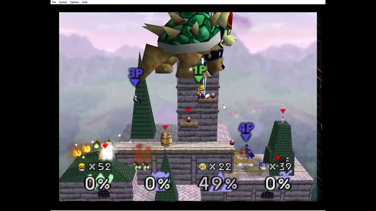 SMASH REMIX 1.4.1 - Wario Dies 99 Times by Marth vs Sheik in PokeBall Rampage!