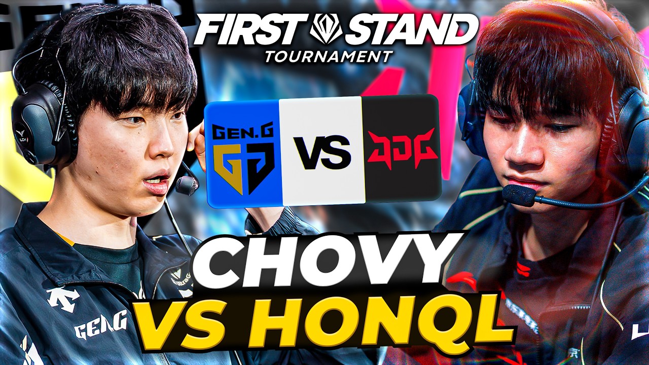 CHOVY DEBUTA CONTRA EL SUBCAMPEÓN CHINO!! -  GEN G vs JDG  | First Stand (Grupos)