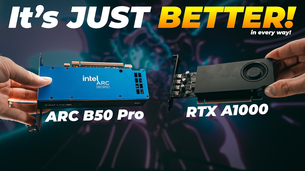 Intel has started a GPU revolution - I LOVE IT! [ARC B50 PRO vs RTX A1000]