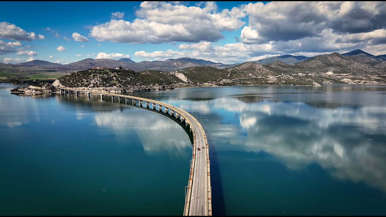 Γέφυρα Σερβίων & Λίμνη Πολυφύτου Κοζάνης  [4K]
