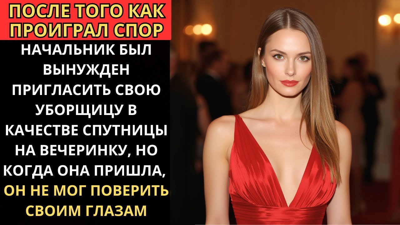 Проиграв пари, начальник позвал уборщицу на праздник, но, увидев её, не поверил глазам.