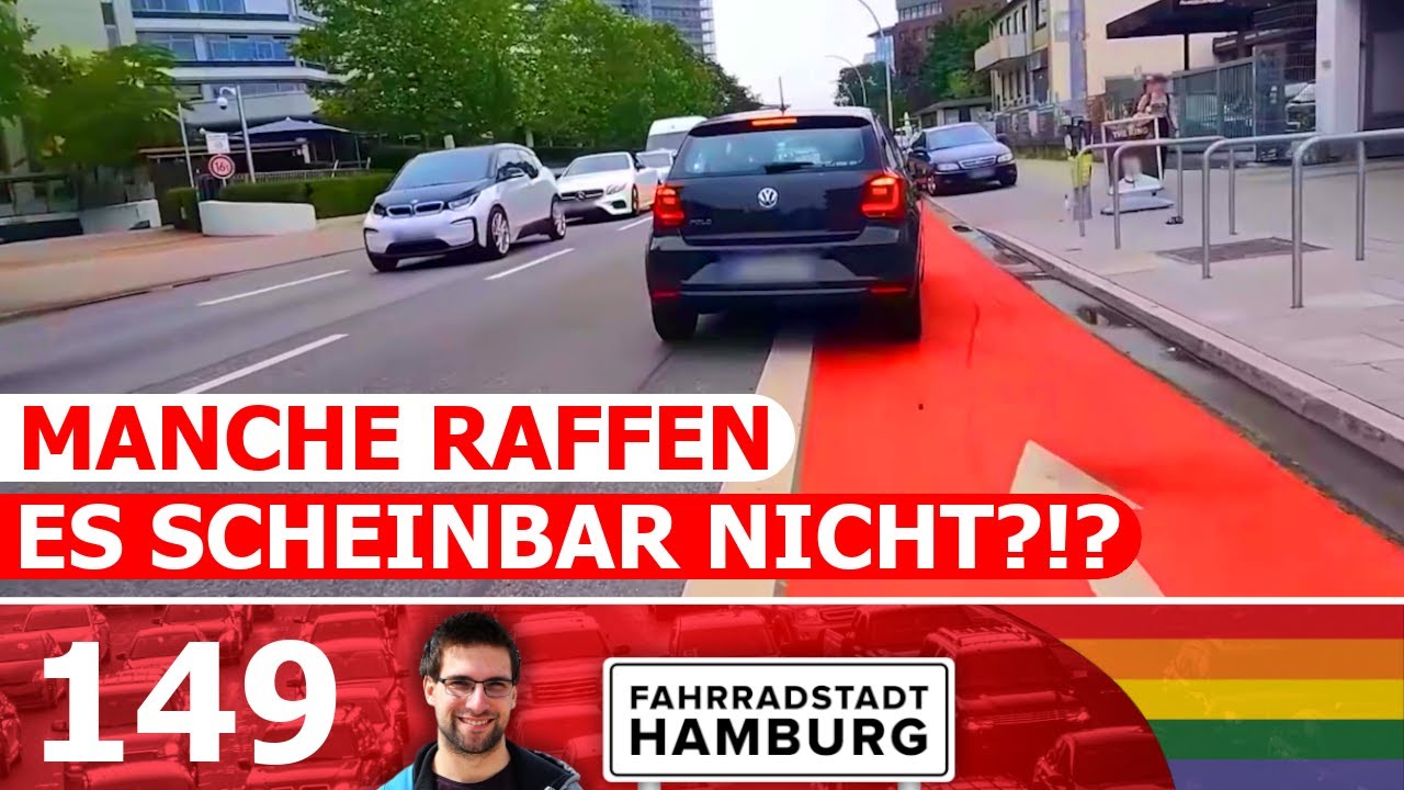 Radfahren in Hamburg (Teil 149) | Fahrrad Dashcam Hamburg