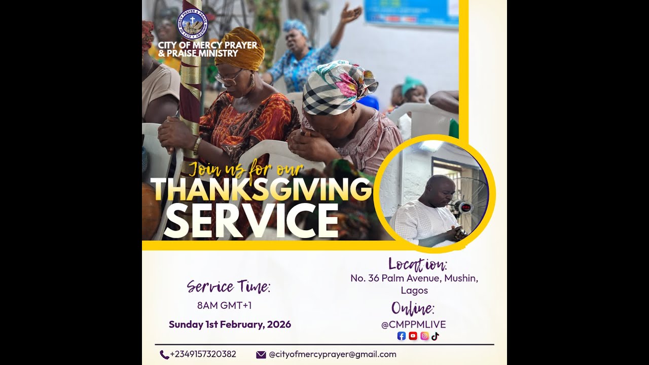 SUNDAY THANKSGIVING SERVICE | A CELEBRATION OF GRATITUDE