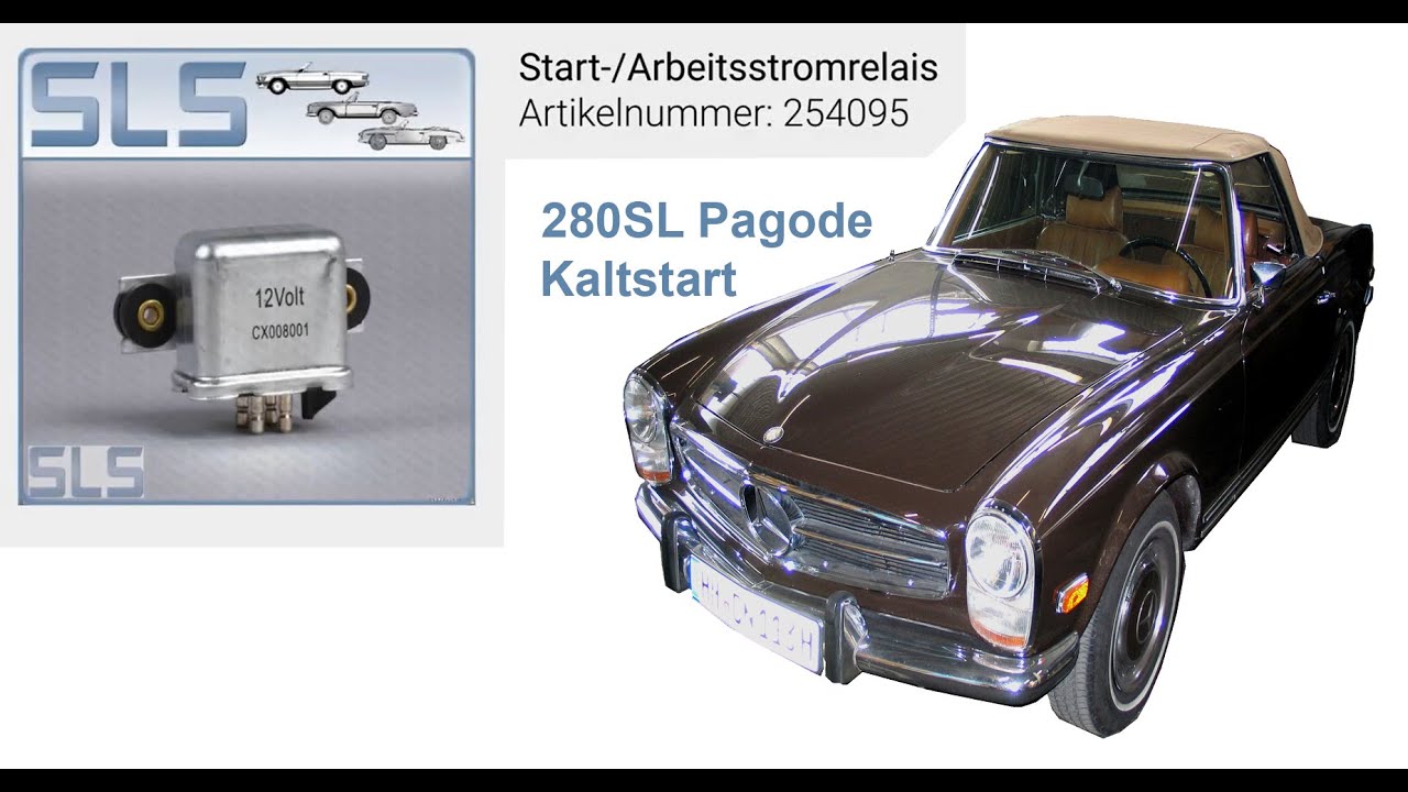 W113 Kaltstart Mercedes Pagode 280SL