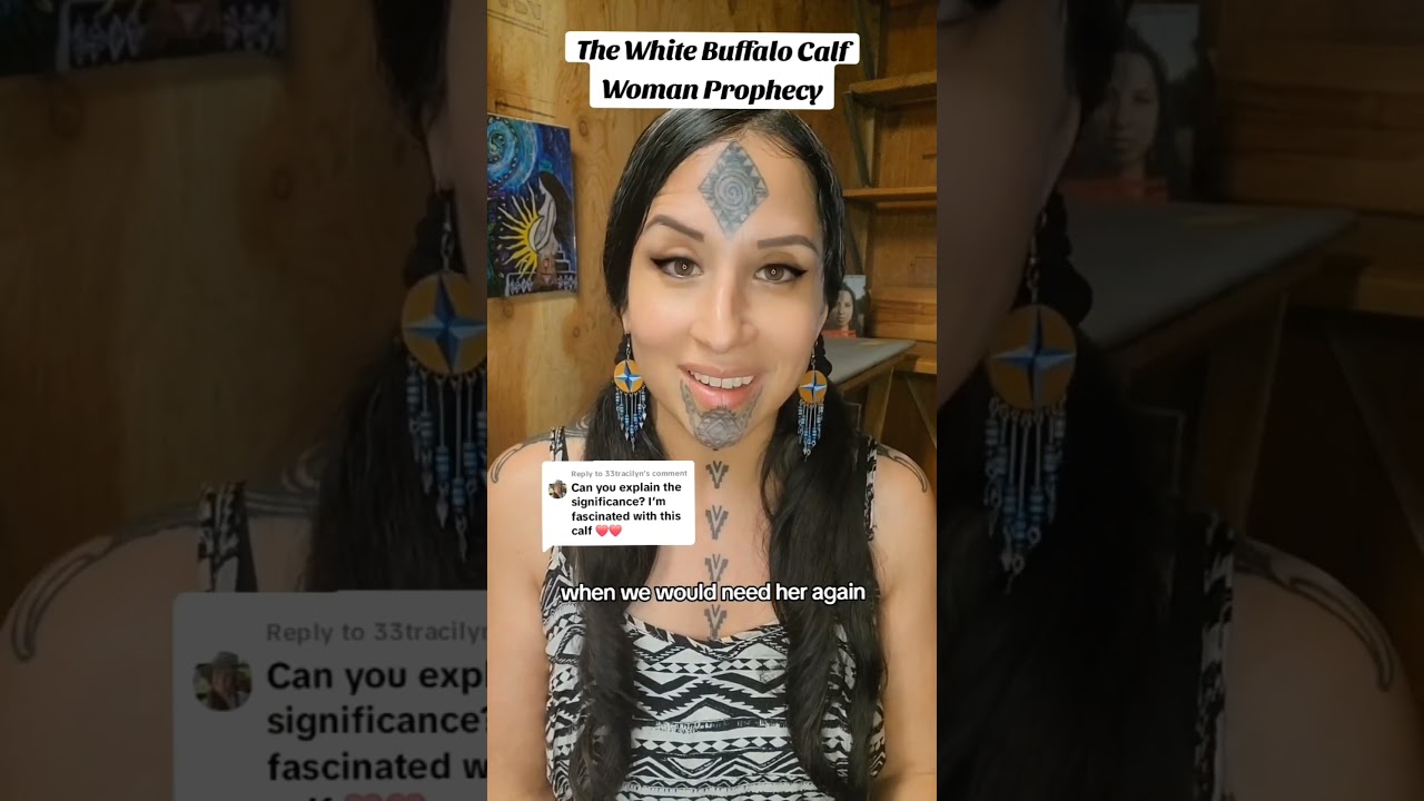 White Buffalo Calf Woman Prophecy #culture #indigenous #nativetiktok #lakota #dakota #whitebuffalo
