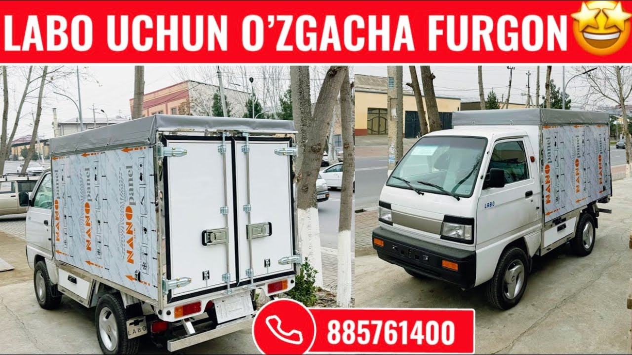 Лабо тентли фургон/ Labo furgon o’rnatish / Лабо бутка урнатиш хизматлари
