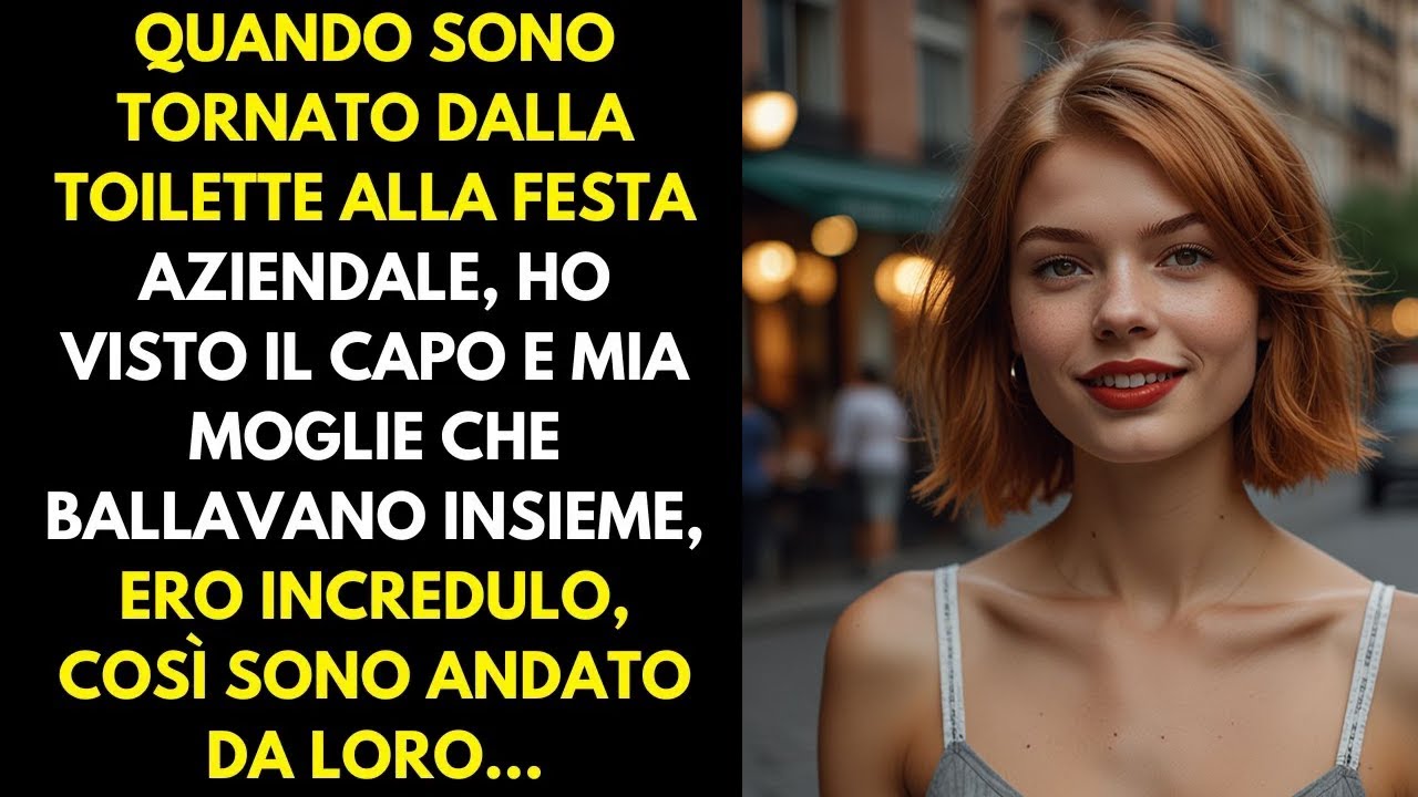 Quando sono tornato dal bagno alla festa aziendale, ho visto il capo e mia moglie ballare insieme
