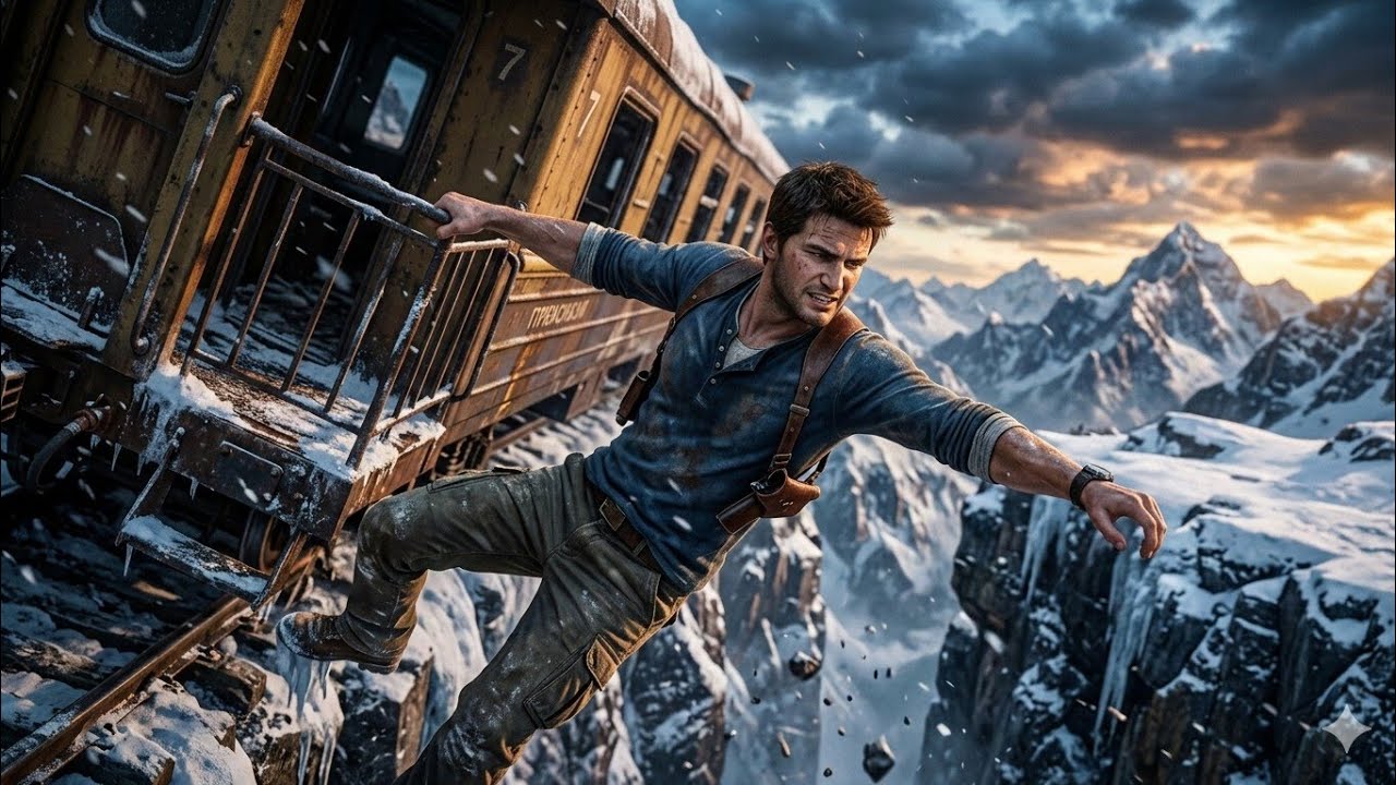 The Legendary Train Scene from uncharted 2 