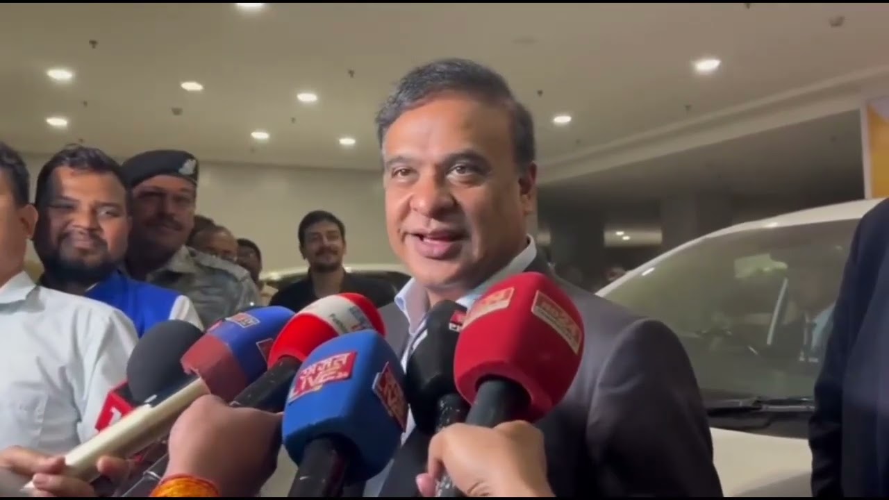হিমন্ত বিশ্ব শৰ্মাৰ সংবাদ মাধ্যমক সম্বোধন।