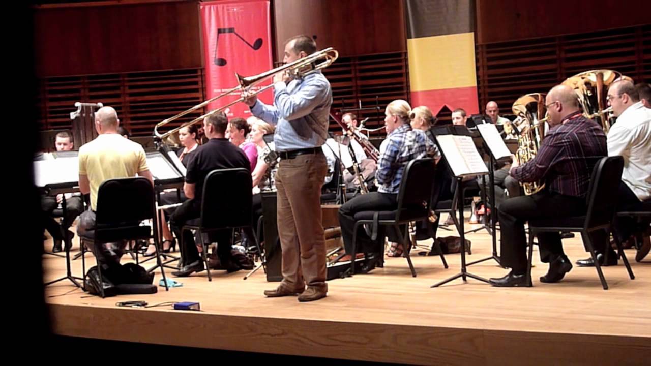 Jonathan Pippen,  Autumn Leaves arranged Bill Geldard. Rehearsal with Central Band Royal Air Force