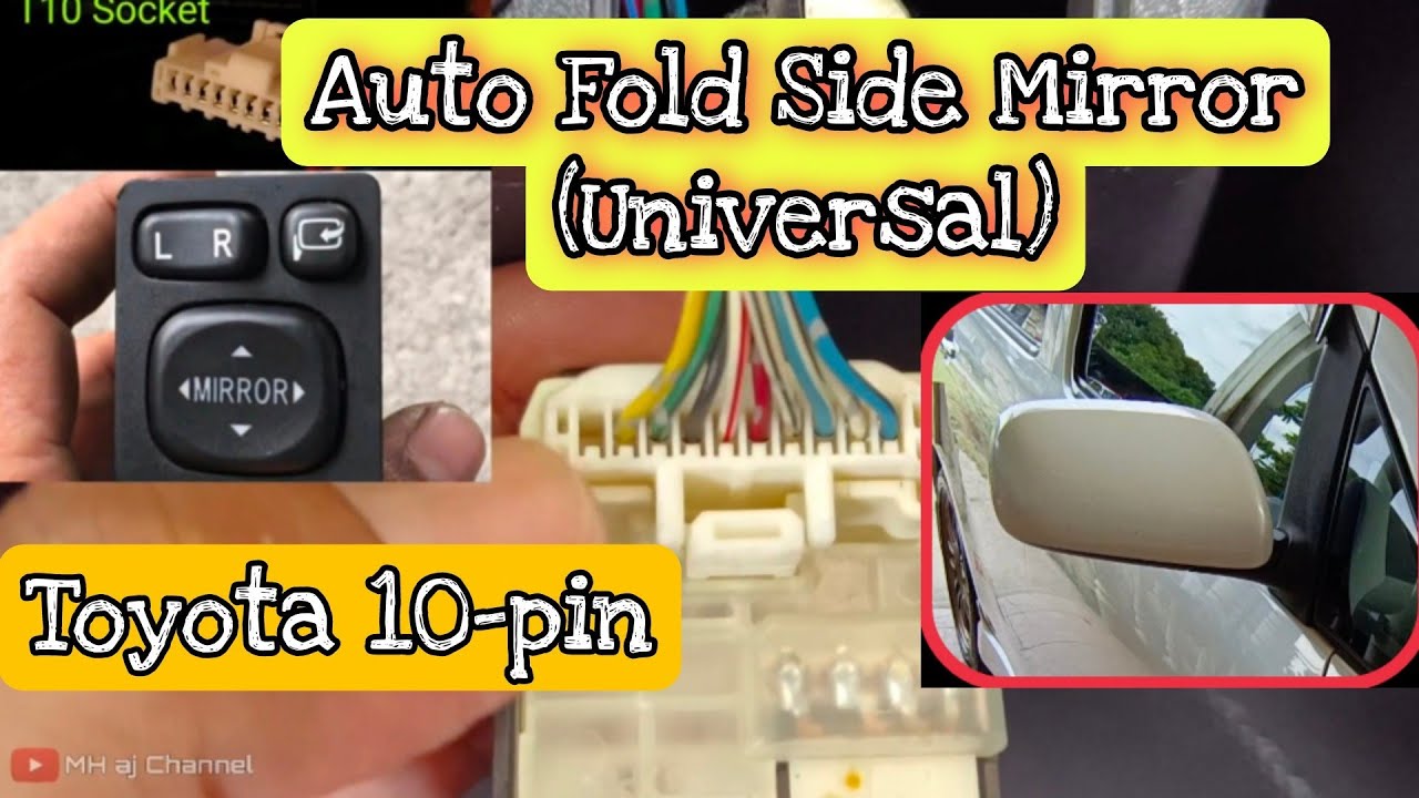 Cara pasang Remote Auto Fold Side mirror Universal Toyota Perodua Passo