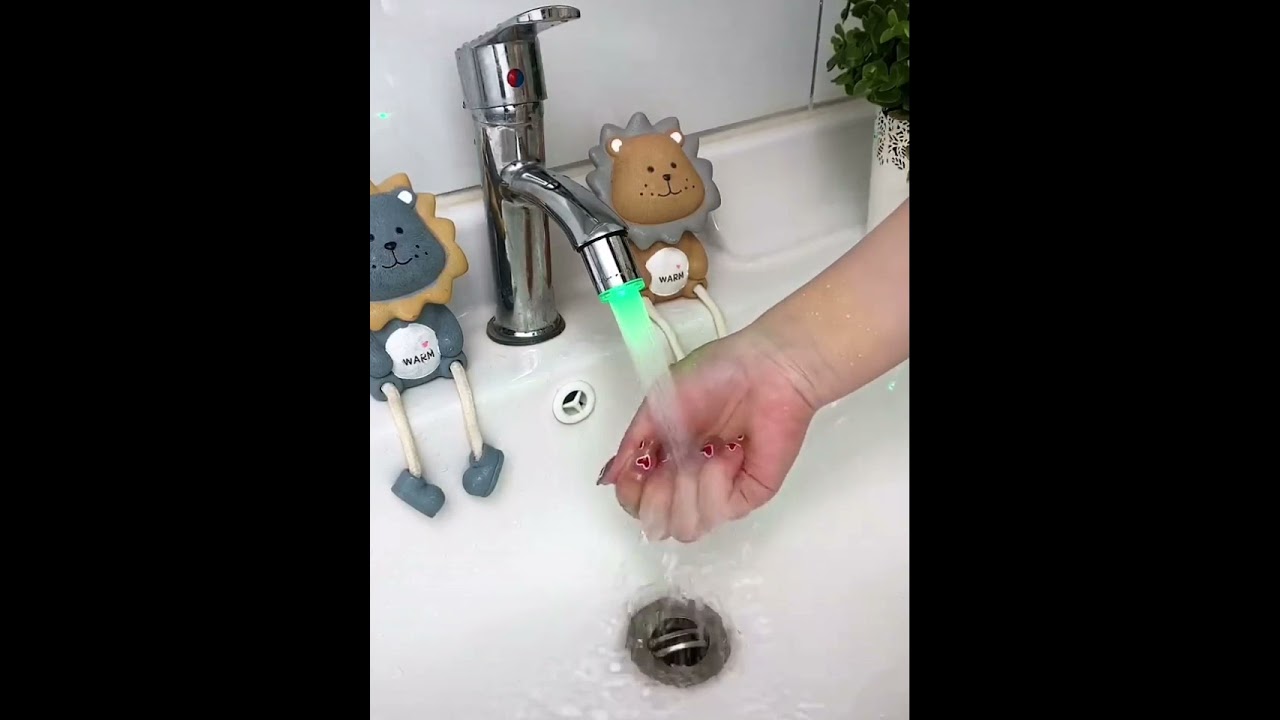 Water Tap Faucet 7 Colors LEDs Light || #short