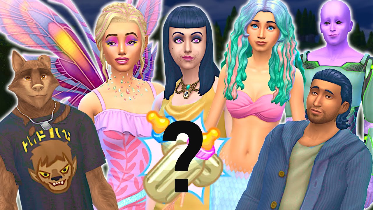 Which Occult has the strongest genes in The Sims 4? // Sims 4 genetics experiment