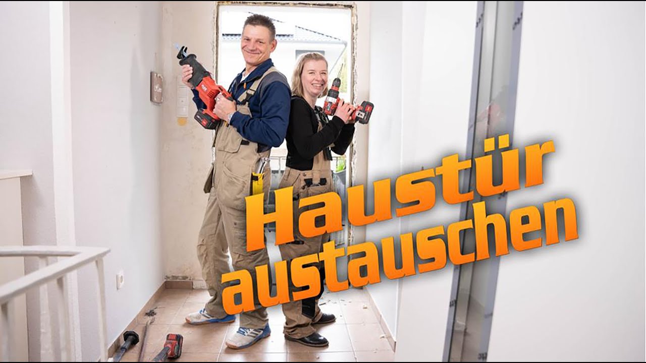 DIY Haust&uuml;re einbauen, so geht das!