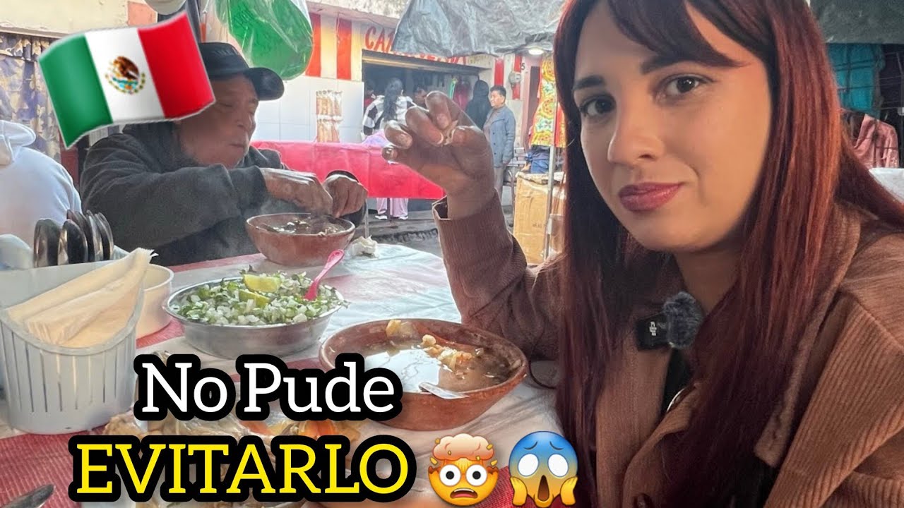 Probé RANA por PIMERA VEZ en un Tianguis de México 🇲🇽 | El caldo más RARO que he comido 😱