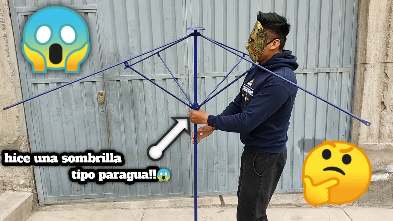como hacer un paragua? fabrica sombrilla de manera facil y bonito