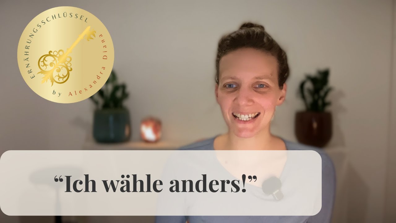 Ich wähle, was mir wirklich gut tut. Die Auswahl der Lebensmittel.